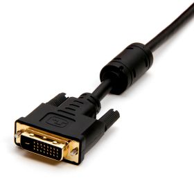 Cmple - DVI Cable 10ft, DVI to DVI Dual Link Monitor Cable Digital (24+1) Male DVI Cable for Gaming PC, Laptop, Projector, DVD, Monitor - Black