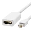 Cmple - Mini Display Port to HDMI Cable - Mini DP Male to HDMI Female Video Adapter – 6 Inches, White