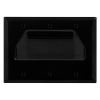 DataComm 45-0003-BK Three-Gang Low-Voltage Cable Wall Plate For Multiple Cables - Black