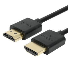Cmple - High Speed HDMI Cable 6 ft 4k@60Hz Ultra Thin HDMI 2.0 Cable 4k HDMI Cable, ARC, 3D, 4k HDMI Cord - Flexible