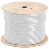 Cat 6a Plenum Ethernet Cable 1000ft White | CMP, 23AWG | Bare Copper