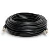 Cmple RG59U 75 Feet BNC Male to BNC Male, 75 Ohm, Coaxial BNC to BNC Video Cable, 75FT Black