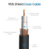 Cmple RG59U 6 Feet BNC Male to RCA Male, 75 Ohm, Coaxial BNC to RCA Video Cable, Black, (447-N)
