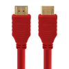 Cmple - HDMI Cable 6FT High Speed HDTV Ultra-HD (UHD) 3D, 4K @60Hz,18Gbps 28AWG HDMI Cord Audio Return 6 Feet Red