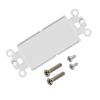 Cmple - White Decora Wall Plate Insert Blank, 1 Gang Blank Outlet Adapter Insert Cover